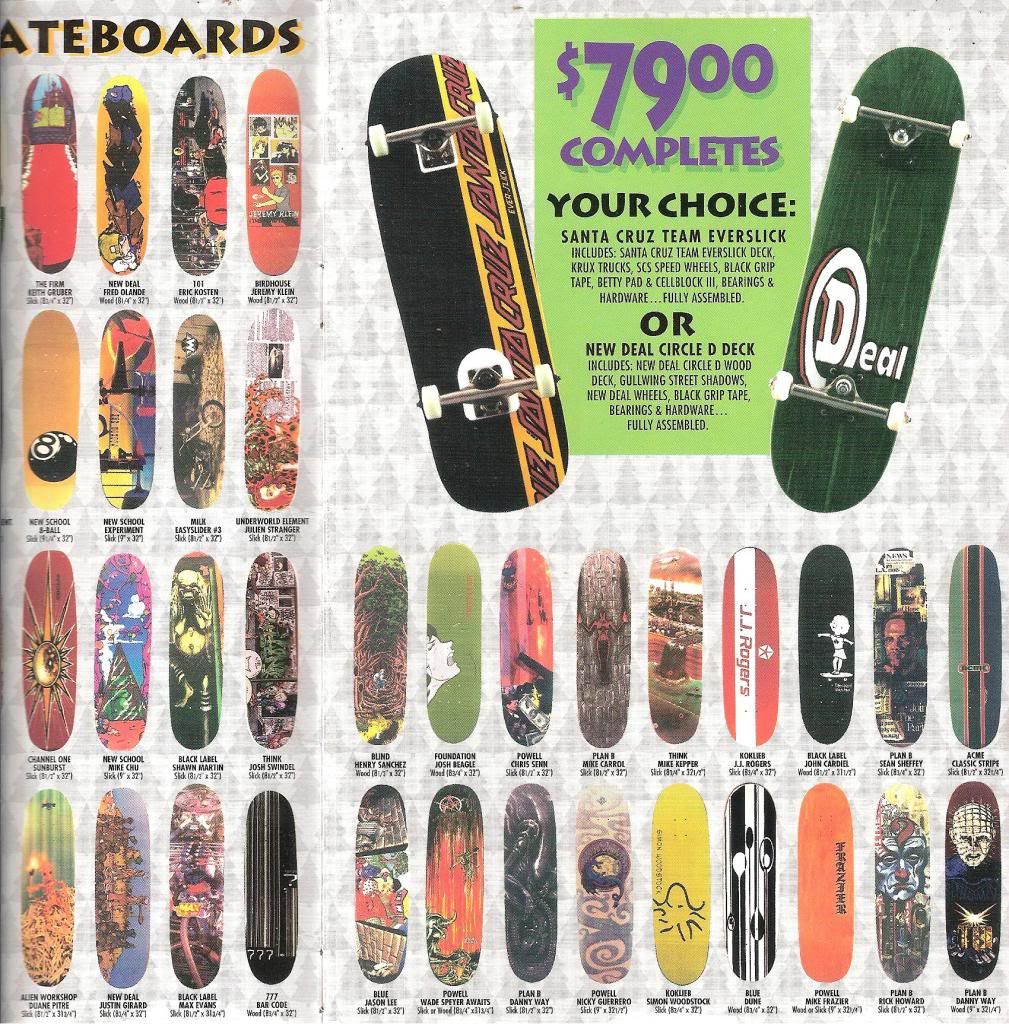 Any current 1992 shape decks?